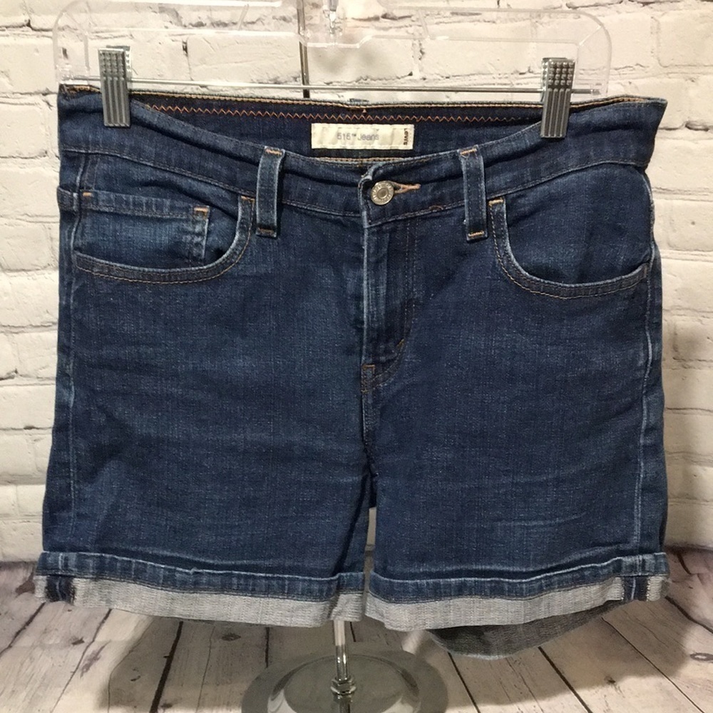 Levi’s 515 denim jean shorts size 6 stretchy